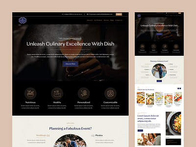 Kahraman - Catering Firm Website avijeet cafe cafe website catering catering company catering website design ecommerce events events website landing page restaurant restaurant website services ui ux web design website website design wedding