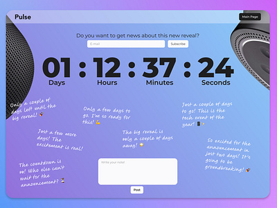 Countdown countdown design reveal ui ussers
