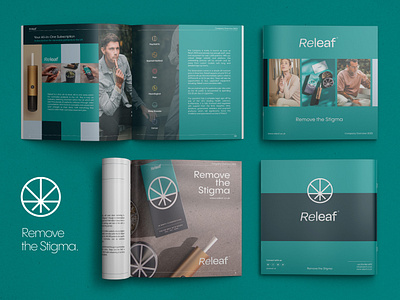 `Releaf brochure design branding brochure brochure design graphic design illustrator indesign