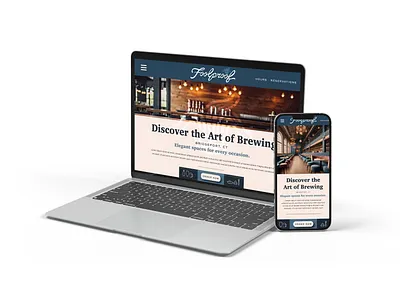 Brewery Web Mockup branding