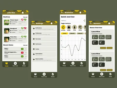 Bee-Wary branding graphic design ui