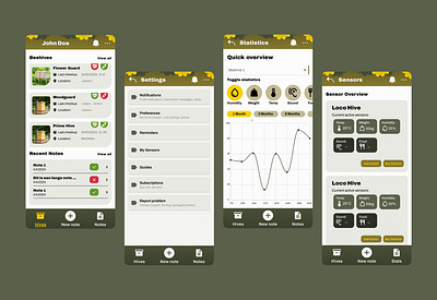 Bee-Wary branding graphic design ui