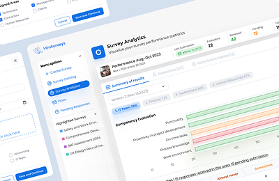 VimSurvey: Your Customizable Employee Survey App recruitment survey ui ux web