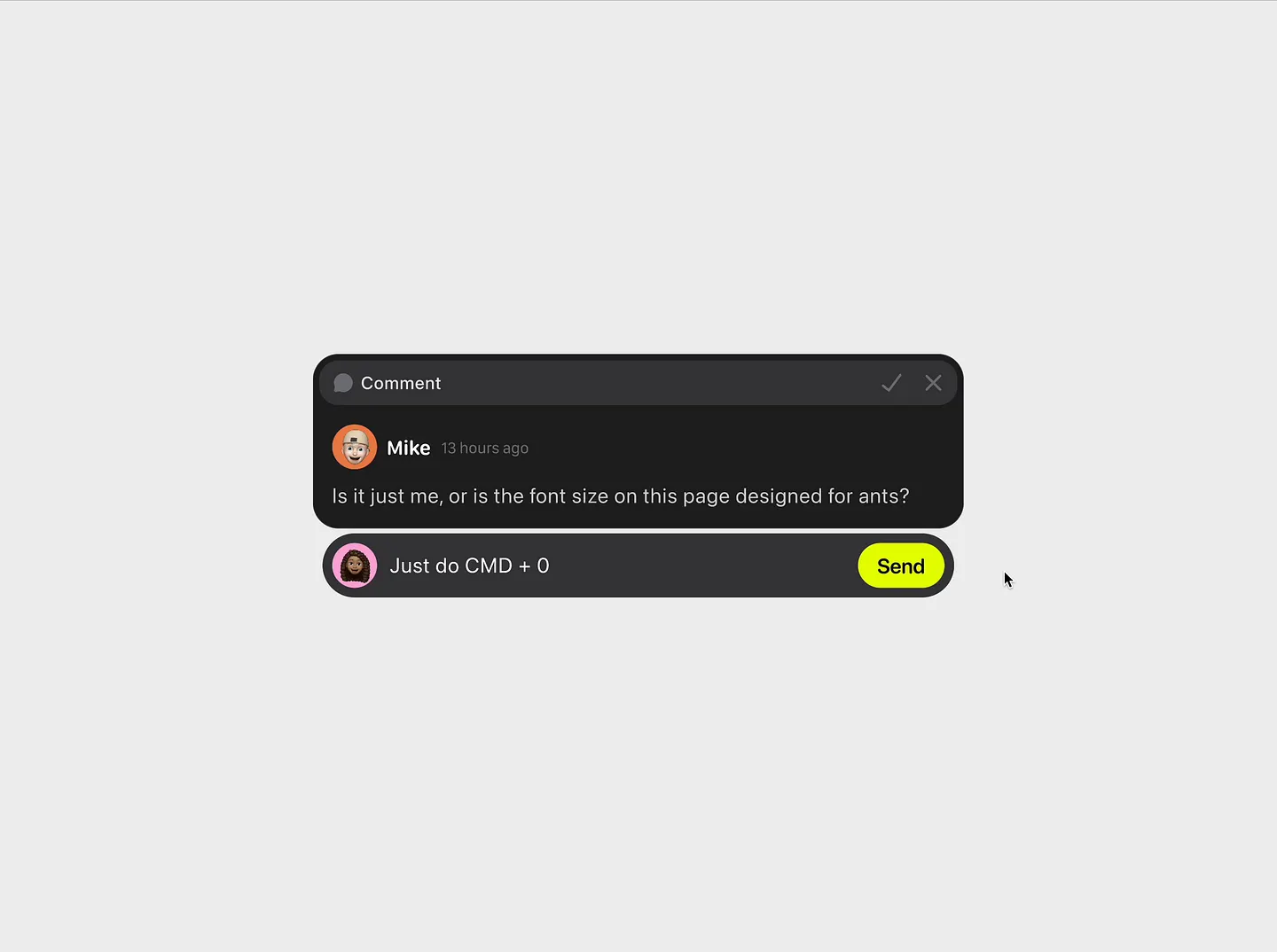 Creative Comment Thread Design: Engaging User Interaction