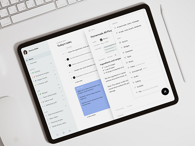 UX/UI design for project and task management app desktopdesign productdesign ui ux uxui uxuidesign