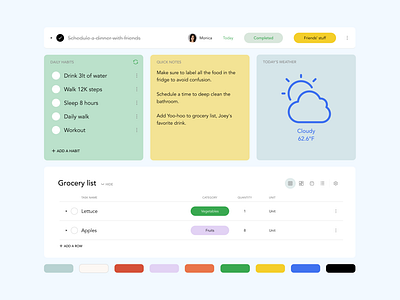 UX/UI design for project and task management app desktopdesign productdesign ui ux uxui uxuidesign