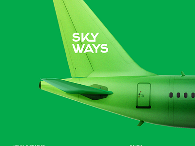 SKYWAYS - REBRAND airplane company brand branding canada germany illlustration kuwait logo logo airplane logo design photoshop sky skylogo smart logo usa