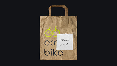 Eco-bike store modern logo design and brand identity. bicycle icon bike store brand identity custom bag cycling eco bike eco friendly electric bike electric power graphic design lightning bolt lime green line logo design minimalist logo modern logo sustainability typography urban visual identity