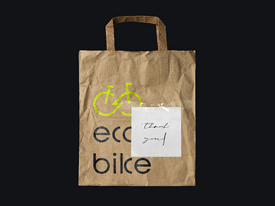 Eco-bike store modern logo design and brand identity. bicycle icon bike store brand identity custom bag cycling eco bike eco friendly electric bike electric power graphic design lightning bolt lime green line logo design minimalist logo modern logo sustainability typography urban visual identity