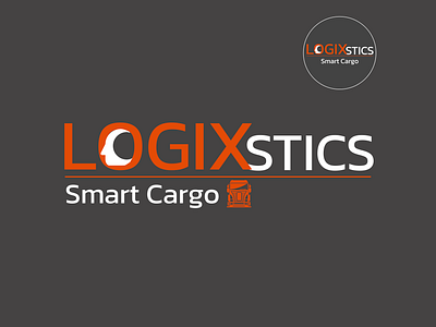 LOGIXstics cargo branding graphic design logo