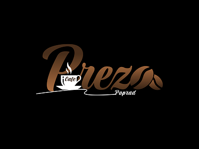 Prezo Cafe branding graphic design logo