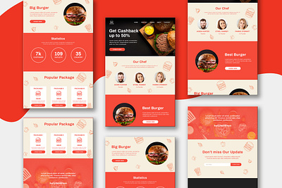 Burger Restaurant Website best website burger design graphic design professional ui design professional website ui ui designer ui ux ui ux design ui ux designer web designer website design website designer website interface website mockup website ui design website ui ux