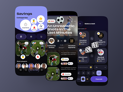 Sports Betting - Mobile app bet app betting bookmaker football app gambling gambling app mobile app online casino sport app sport product sports betting