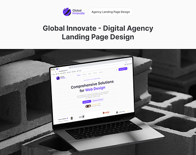 Digital Agency Landing Page Design agency clean creative agency design designer home page landing page modern portfolio portfolio website professional ui ux web web design website website design