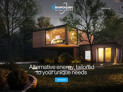 Web Design design energy solar panel ui ux web web design