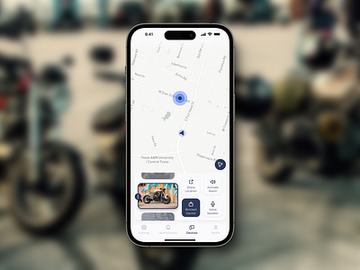 Location Tracker app design location tracker ui