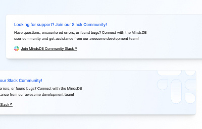 Slack community card alert card cards community design system dialogue join slack ui ui card ux