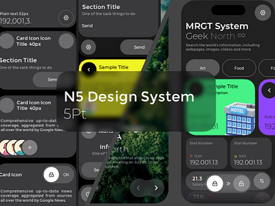 N5 Design system app app development design mobile mobile ui react ui