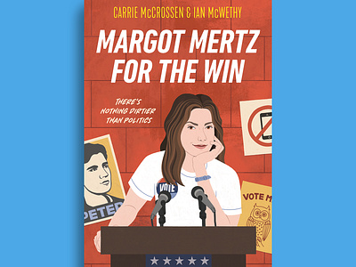 Penguin Random House - Margot Mertz book book design book illustration colourful computer cover design cover illustration design education elections fun graphic design illustration internet mystery people students teen vote young adult