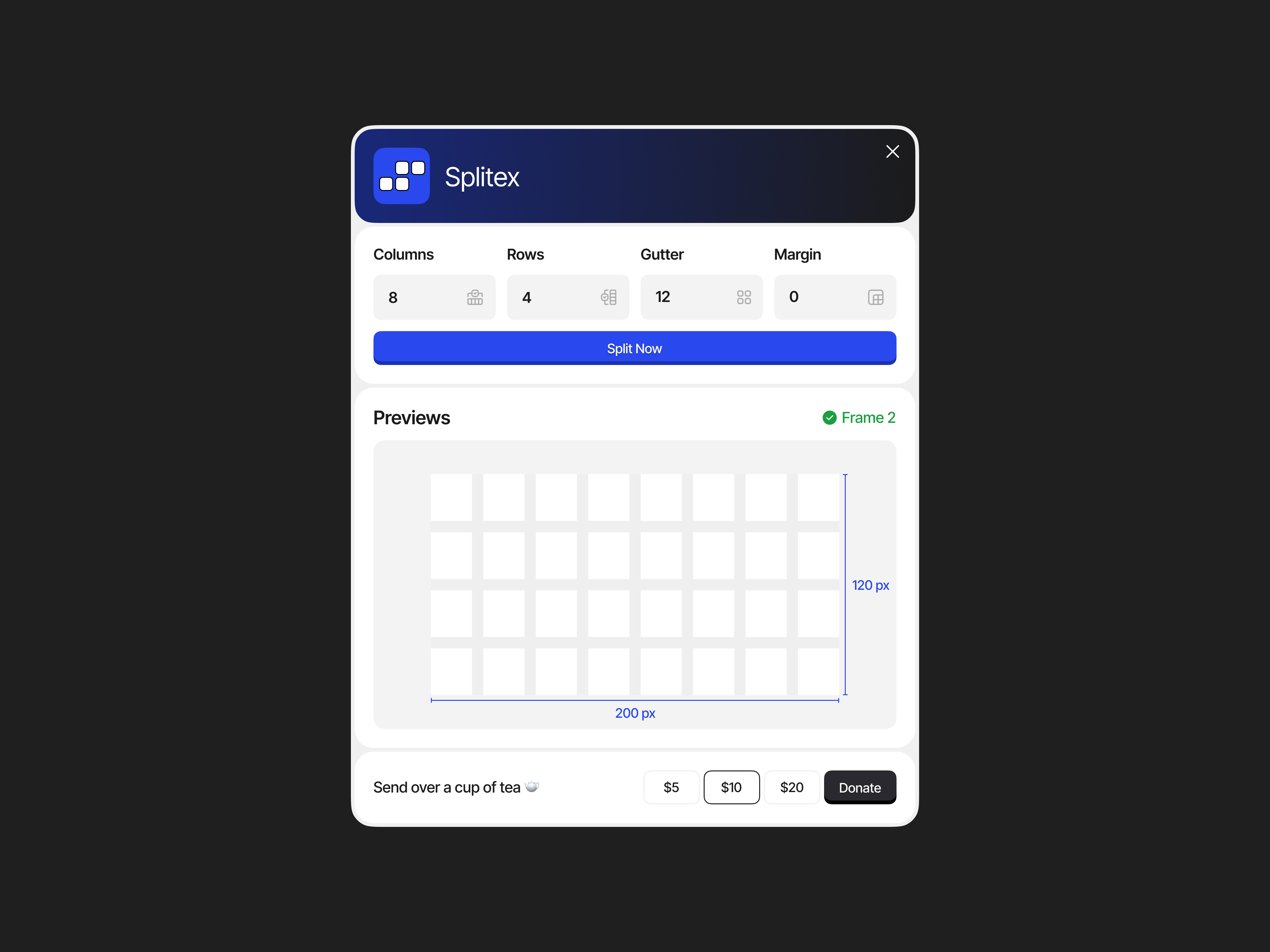 Splitex - Split Shape Figma Plugin clean design figma modern plug in plugin popular product design shape split spliter splitter ui uiux ux