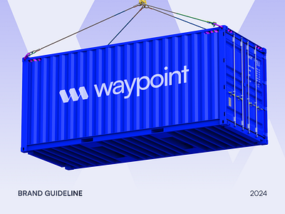 Waypoint Brand Guideline brand guideline brand identity branding cargo shipping waypoint