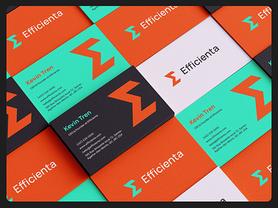 Efficienta - Naming | Branding | Logotype | Identity app branding design graphic design identity illustration logo logotype naming typography ui ux vector