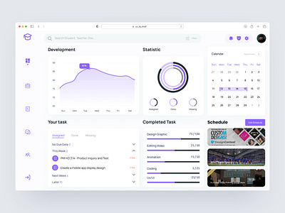 School Dashboard Design appdesign cleandesign creativedesign dashboardu designdaily designerlife designinspiration digitaldesign edtech educationdesign graphicdesign interfacedesign minimaldesign modernui productdesign schooldashboard uiuxdesign userinterface uxdesign webdesign