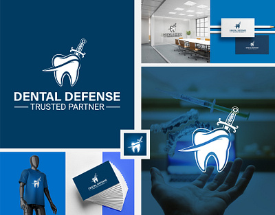 Modern creative logo design. dental, healthcare. abstract blue brand brand identity branding color dental dentist design elegant graphic design healthcare logo logo design logofoilo minimal modern moodboard template trendy