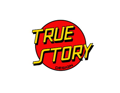 True Story Design Santa Clara branding graphic graphic design lettering logo typography