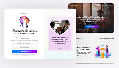 Createch+ Odoo integration agency landing page design agency download page figma homepage integration odoo landing page lead magnet landing page odoo odoo agency pme sections trending web web design web page website website landing page wix