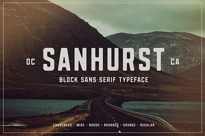 Sanhurst Sans Serif - 8 Font Family branding serif font capital serif font condensed serif font emblem serif font grunge serif font hipster serif font letterpress serif font logo serif font outdoor serif font outdoors serif font retro serif font rough serif font rounded serif font sans serif soft serif font spaced serif font stamp serif font vintage serif font whisky serif font wide serif font