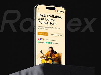 Parcel delivery app app design app ui app uiux courier designer home delivery mobile responsive parcel delivery ui ui design ux web design web uiux