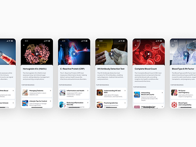 Empowering patients with educational resources app apple design digital education explanation health healthcare ios media medical ui ui design uiux ux video