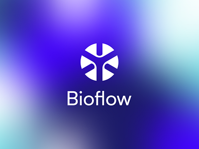 Bioflow Logo app branding design digital health healthcare logo medical tech ui ui design uiux ux