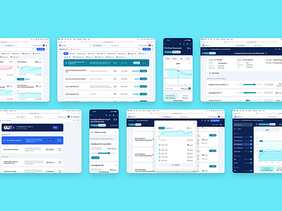 Bioflow App Overview for Mobile & Desktop app design desktop digital health healthcare medical mobile responsive saas software ui ui design uiux ux