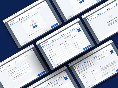 Batch Data Import Modal app batch biology data design digital health healthcare import medical modal pro saas ui ui design uiux ux value