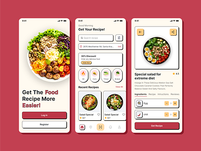 Neo Brutalism Food App appdesign creativedesign dailyui designinspiration designtrends dribbble foodapp graphic design mobileapp neobrutalism trends 2024 uitrends uiux uxdesign