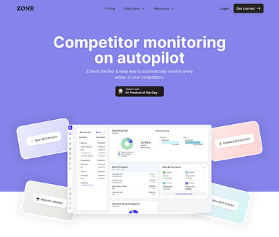 Saas Landing page figma landing page ui uiux web design