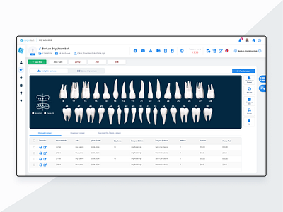 tooth module branding dashboard ui design interaction design ui ux web webdesign