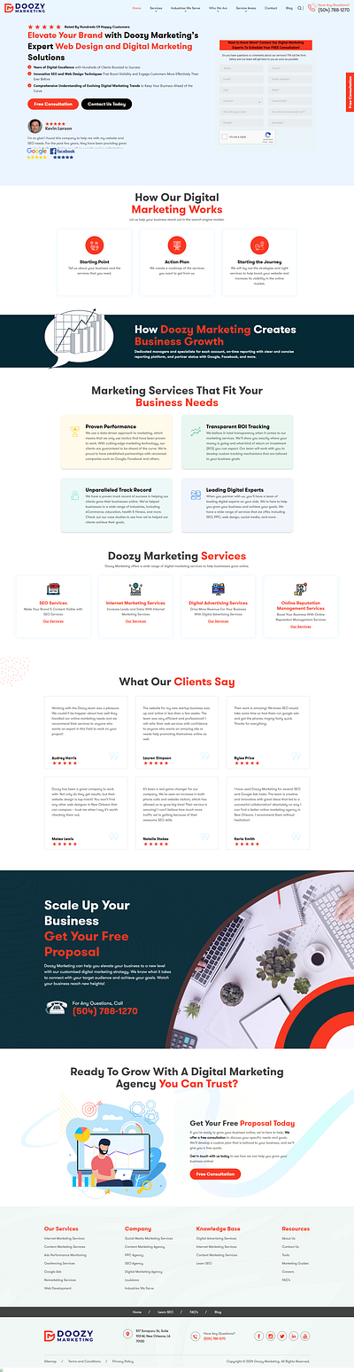 *DOOZY*MARKETING css graphic design html jquery php wordpress