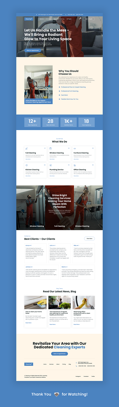 Cleaning cleaning template figma design professional template responsive design ui design webdesign webdesigners webflow webflow design webflow designers webflow template webflow website website design website template