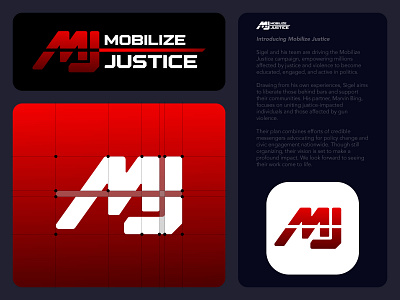 Mobilize Justice Campaign Branding brand brand identity brandidentity branding design icon identity law firm logo logo design logo mark logodesign logotype mark minimalist logo modern logo monogram symbol typography vector