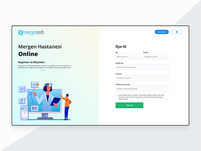 Kayıt Ol branding dashboard ui design illustration interaction design login signin ui ux web webdesign