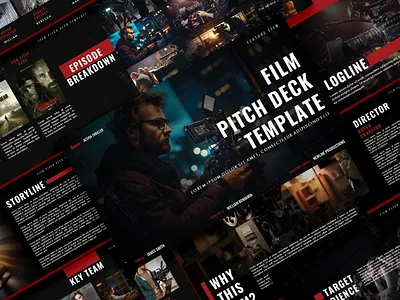 Film Pitch Deck Template animation branding creative design creative presentation design film pitch deck film pitch example google slides graphicsigma movie pitch deck pitch deck example pitch deck presentation powerpoint powerpoint design powerpoint presentation powerpoint template ppt template presentation design template