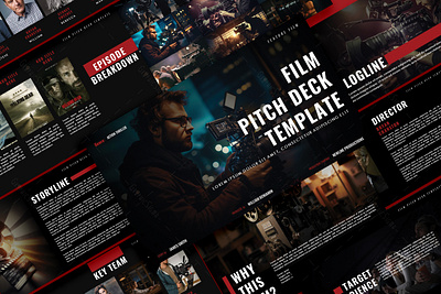 Film Pitch Deck Template animation branding creative design creative presentation design film pitch deck film pitch example google slides graphicsigma movie pitch deck pitch deck example pitch deck presentation powerpoint powerpoint design powerpoint presentation powerpoint template ppt template presentation design template