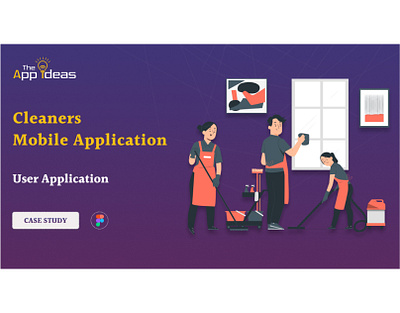 Cleaners Mobile Application appdesign graphic design ui webdesign