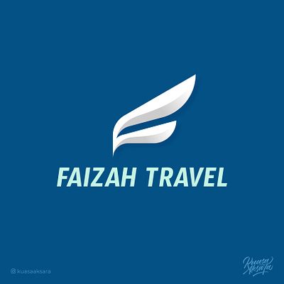 Faizah Arabic Logo Design | شعار عربي لوقو لوجو فائزة brand brand identity branding company logo graphic design grid logo inspiration lettering logo logo concept logo ideas logo inspiration logomark logotype symbols travel travel logo typography wing wing logo