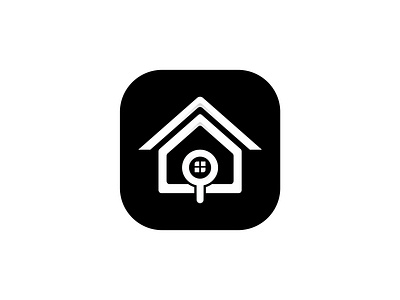 Homefinder App Icon app icon brand identity branding creative logo homefinder app icon logo real estate app icon