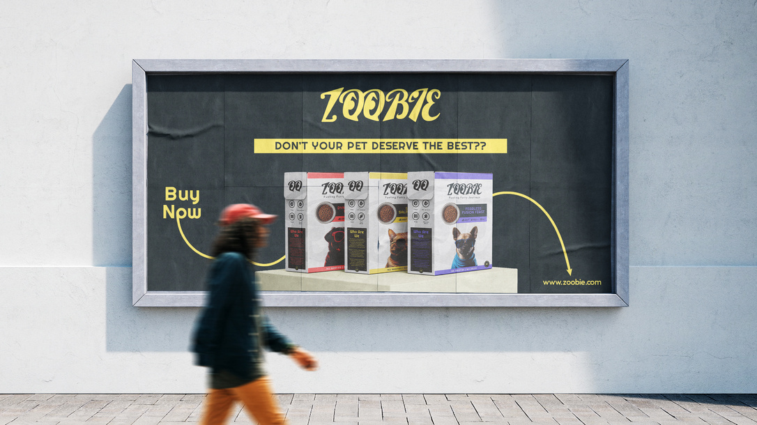 ZOOBIE Packaging & Branding brand identity branding logo logo design packaging design pet food branding pet food logo pet food packaging