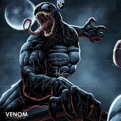 VENOM apparel character clothing digital art halloween illustration marvrl merchendise monster nft nft artist nft creator poster design sony spiderman universe spiderman ssu symbiote tom hardy venom venom the last dance